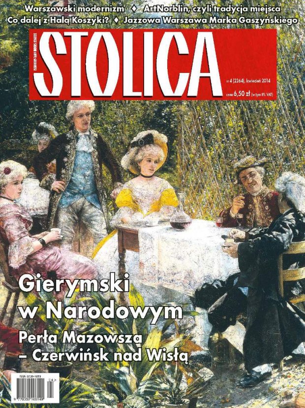 Okładka Miesięcznika Stolica - kwiecień 2014