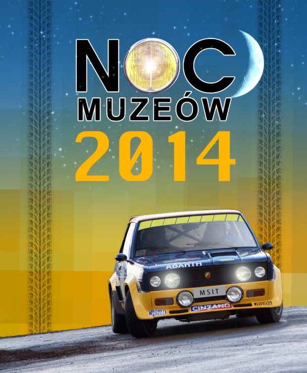 Sportowa Noc Muzeów - plakat