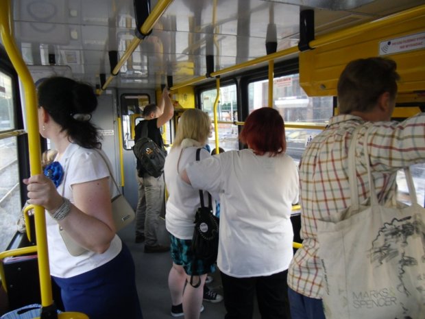 Szczur w tramwaju