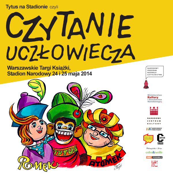 Akcja Czytanie Uczłowiecza na Warszawskich Targach Książki
