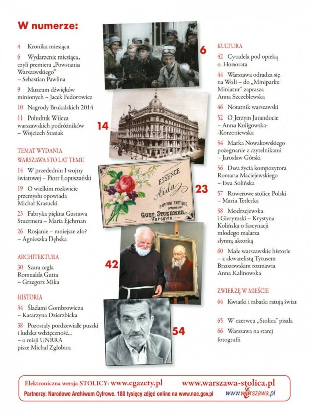 Spis treści - Stolica czerwiec-lipiec 2014