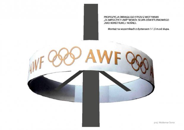 "Rondo Olimpijczyków AWF" projekt