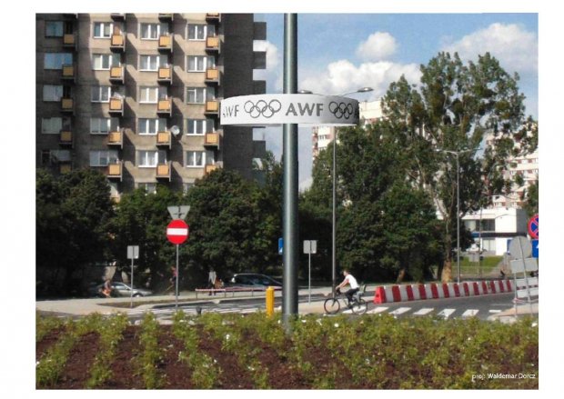 "Rondo Olimpijczyków AWF" projekt