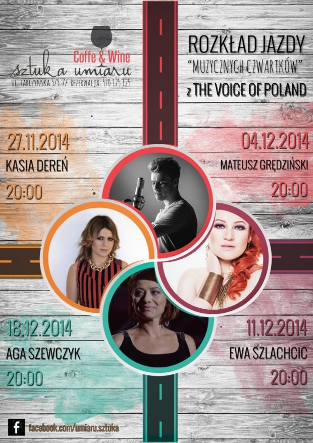Sztuka Umiaru plakat koncertów