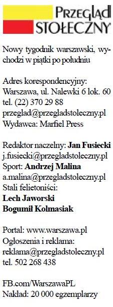 Przegląd Stołeczny stopka redakcyjna