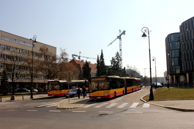 widok w stronę Placu Piłsudskiego