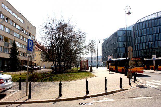widok w stronę Placu Piłsudskiego