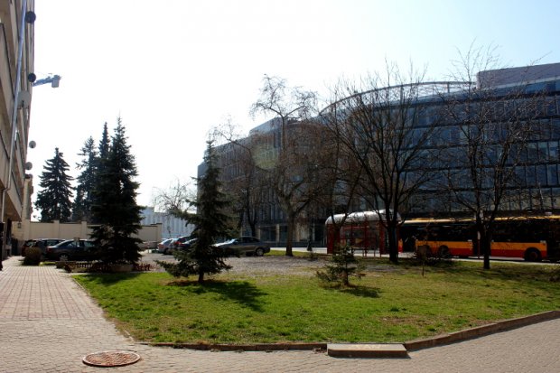 widok w stronę Placu Piłsudskiego