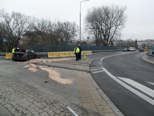 Wypadek na Saskiej Kępie