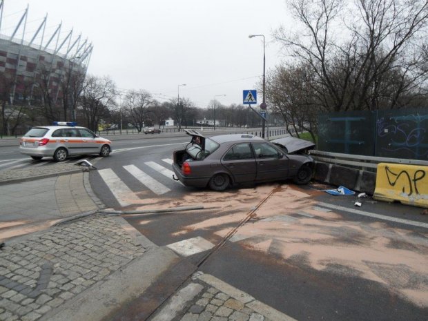 Wypadek na Saskiej Kępie