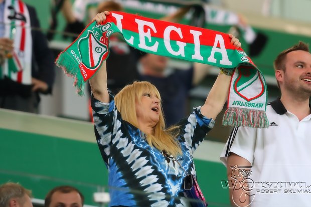 Maryla Rodowicz na meczu Legii Warszawa
