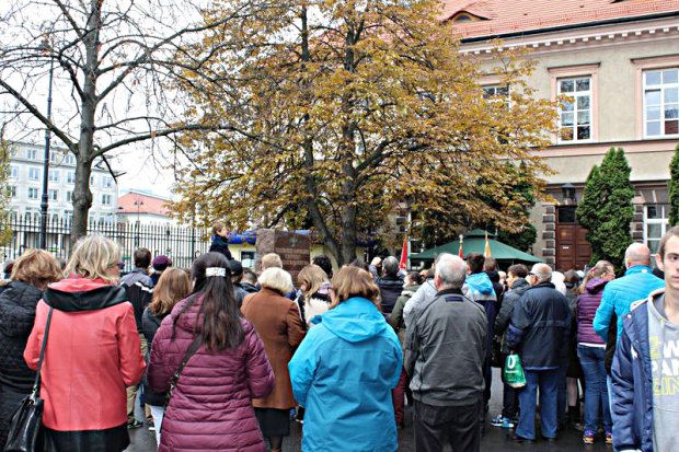 odsłonięcie pomnika poświęconego pamięci głuchych żołnierzy Armii Krajowej