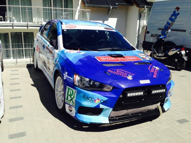Pojazd rajdowy Mitsubishi Lancer EVO