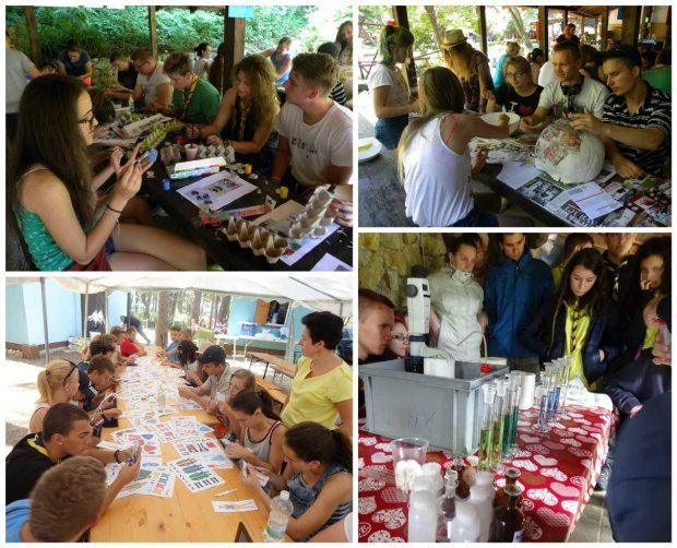 Młodzież z Woli - wakacje w Chorwacji. Beneficjenci projektu trójstronnej wymiany międzynarodowej pn. "The Water+” wdrażanego w ramach programu Erasmus+ podczas warsztatów edukacyjnych.