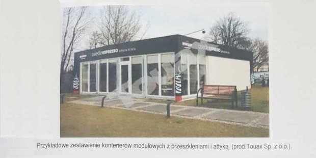Kontener - propozycja dla bazarku