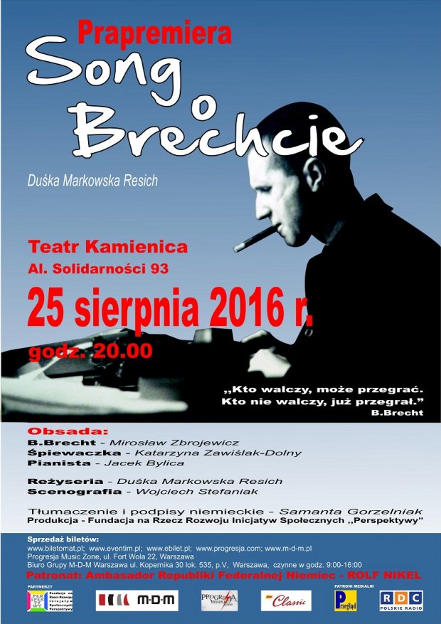 Song o Brechcie - plakat