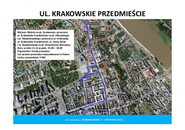 Protest przeciw nacjonalizmowi