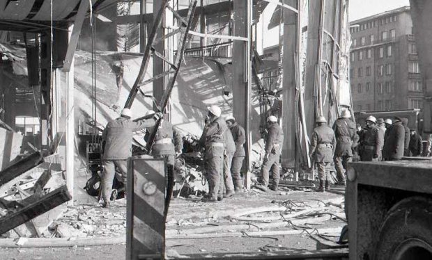 Rotunda po wybuchu - 15.02.79