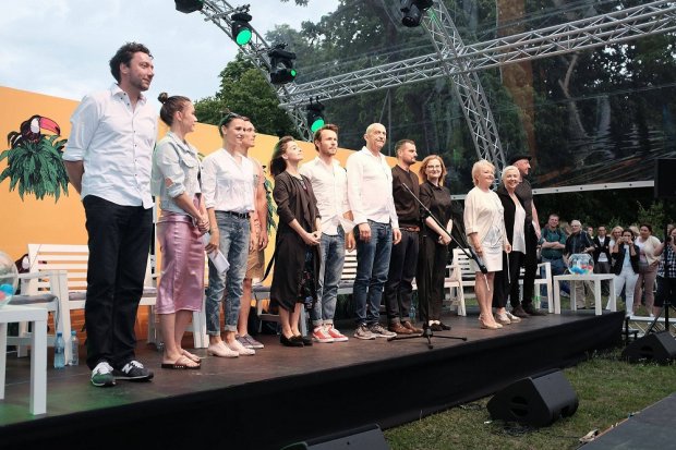 Aktorzy - uczestnicy Meczu poetyckiego