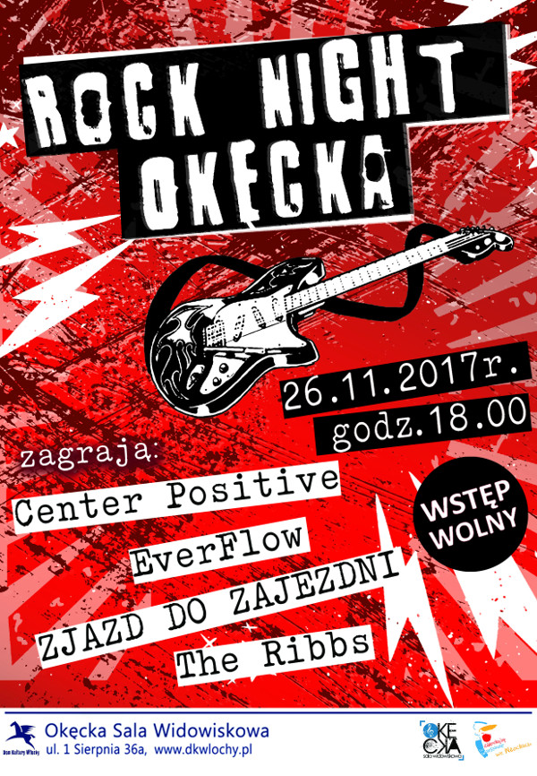 ROCK OKĘCKA - plakat