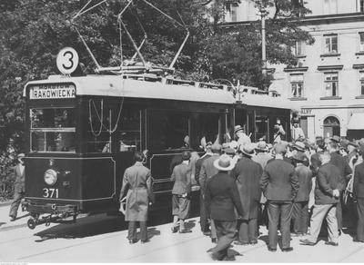 Tramwaj nr 3 typu G, rok 1933