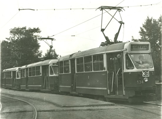 tramwaj Służew 1977