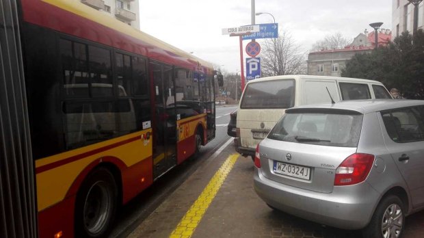 Parkowanie na przystanku ul. Goworka