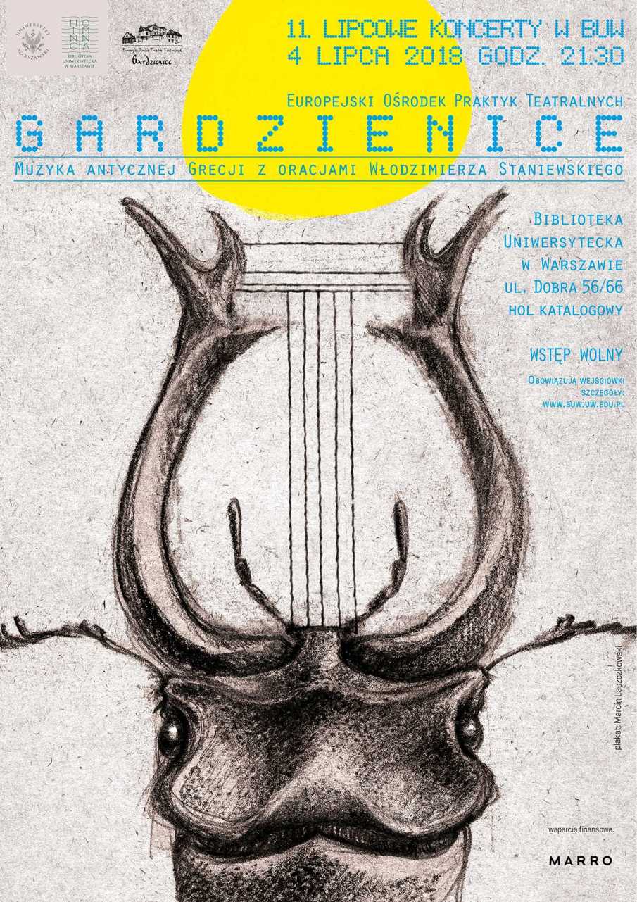 Koncert gardzienice plakat