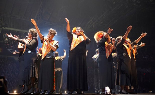 HARLEM GOSPEL CHOIR podczas występu