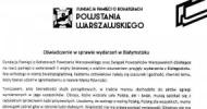 Oświadczenie w sprawie wydarzeń w Białymstoku