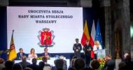 Uroczysta sesja Rady Warszawy