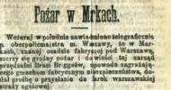 Straż Ogniowa Ochotnicza<br>w Markach Straż Ogniowa Ochotnicza<br>w Markach