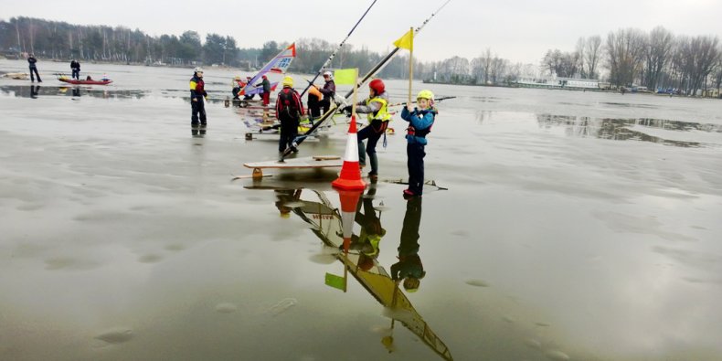Mistrzostwa Warszawy - Windsurfing Lodowy