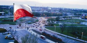 Flaga nad Rondem Radosława, a zwyczajowo - Babki