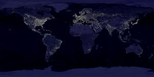 Ziemia widok z kosmosu (NASA GSFC) (źr. Wikipedia)