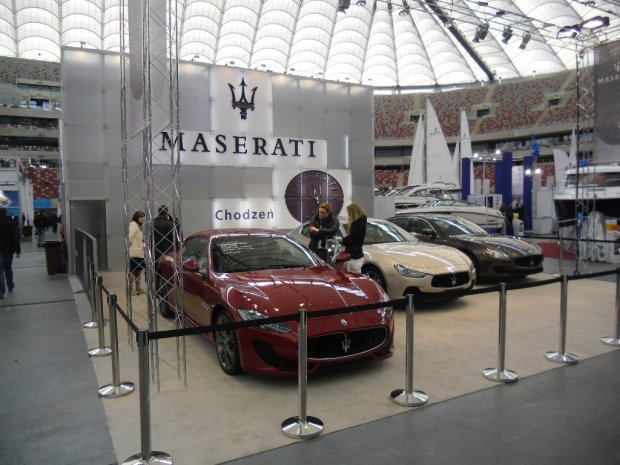 Maserati, stoisko na targach Wiatr i Woda 2014