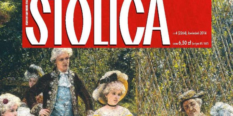 Okładka Miesięcznika Stolica - kwiecień 2014