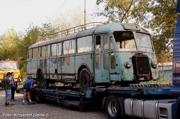 Chausson AH48 po przyjeździe z Belgii do Warszawy