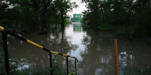 Nad Wisłą 21 maja 2014 - widok na Grubą Kaśkę
