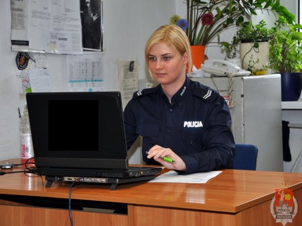 Policjantka - starszy sierżant Marta Włoszek 