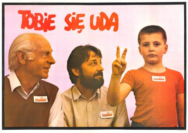Plakat wyborczy z 1989 roku