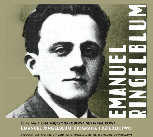 Emanuel Ringelblum - część plakatu