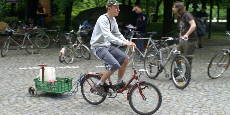 Złomnikowy Rajd Rowerowy - rower serwisowy