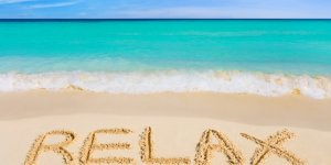 Wydrapane na plaży - relax