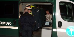 Nocna kontrola taksówek w Warszawie