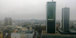 Śródmieście Warszawy - widok z okna