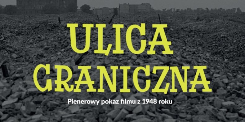 Ulica Graniczna - część plakatu