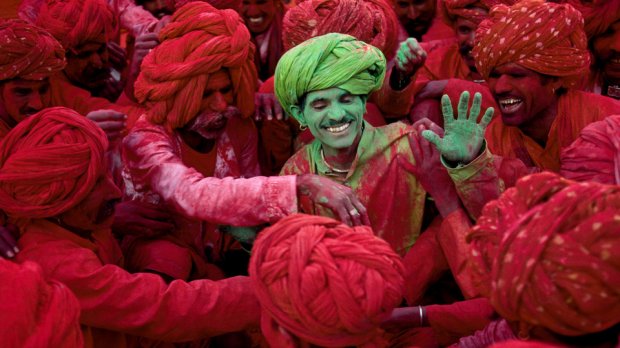 Holi Festival, Rajasthan, India, 1996