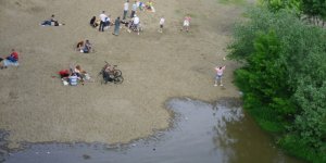 Plażing nad wysoką Wisłą