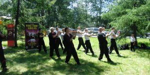 Wing Tsun Kung Fu - pokaz w Komisariacie Rzecznym
